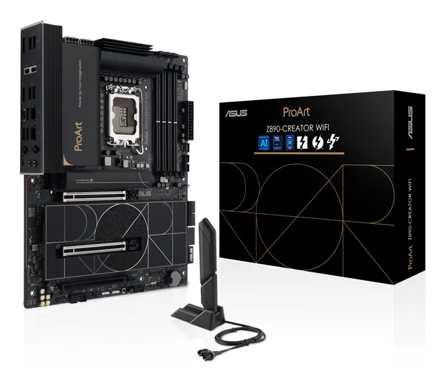 PROART Z890-CREATOR WIFI Moderkort - Intel Z890 - Intel LGA1851 - DDR5 RAM - ATX