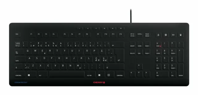 STREAM KEYBOARD - Tangentbord - Nordisk - Svart