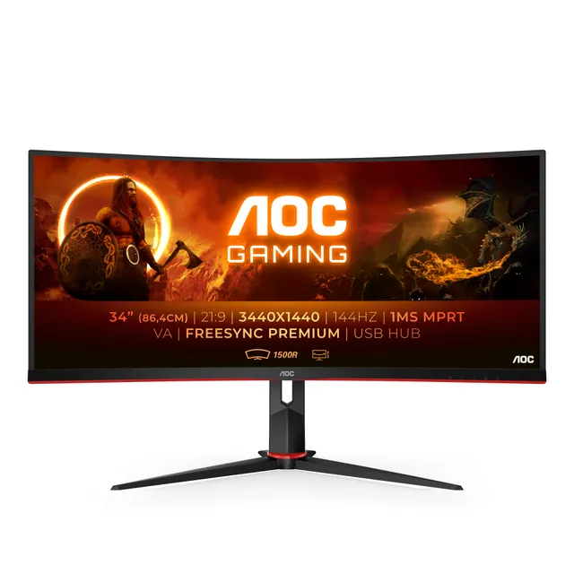 CU34G2X - 34" - Curved - 3440x1440 - VA - 144hz - 1ms