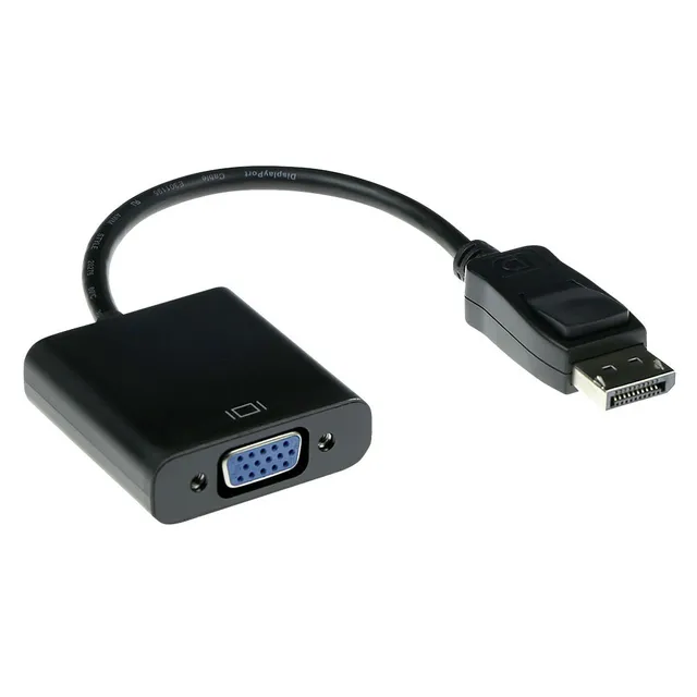 Omvandlingskabel DisplayPort hane till VGA hona 0,15 m (AK3996)