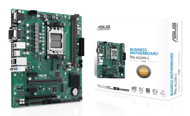 Pro A620M-C-CSM Moderkort - AMD B650 - AMD AM5 - DDR5 RAM - Micro-ATX