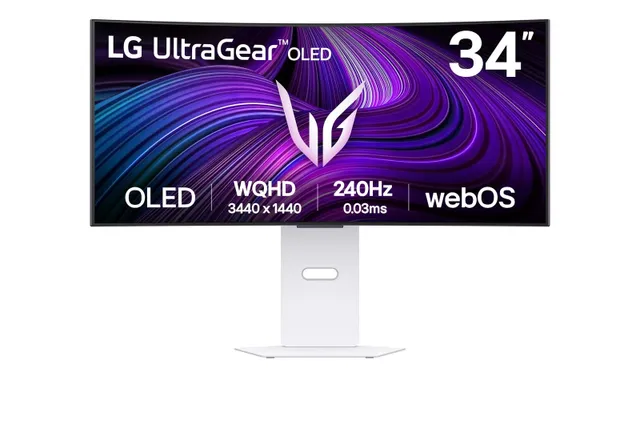 34" LG UltraGear 34GX90SA - 3440x1440 (UWQHD) - 240Hz - OLED - 65W USB-C