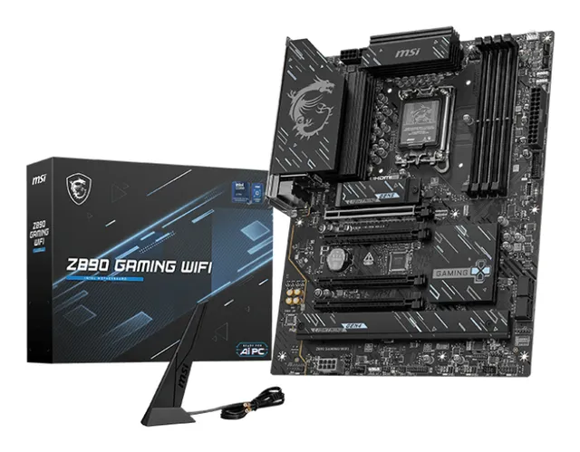 Z890 GAMING WIFI Moderkort - Intel Z890 - Intel LGA1851 - DDR5 RAM - ATX