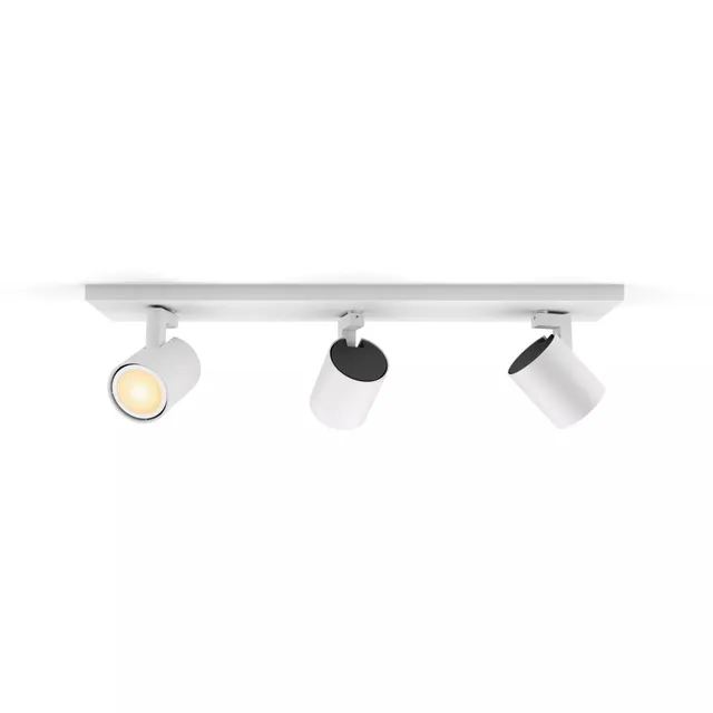 Hue Runner Trippel Spotlight - Vit - Med Dimmer Switch