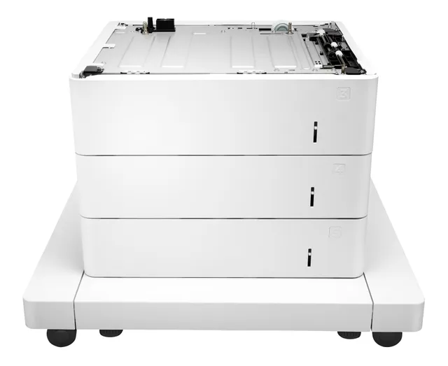 HP Paper Feeder with Cabinet - Skrivarstativ med pappersmatare - 1650 ark i 3 fack - för LaserJet Enterprise MFP M634, LaserJet Enterprise Flow MFP M6
