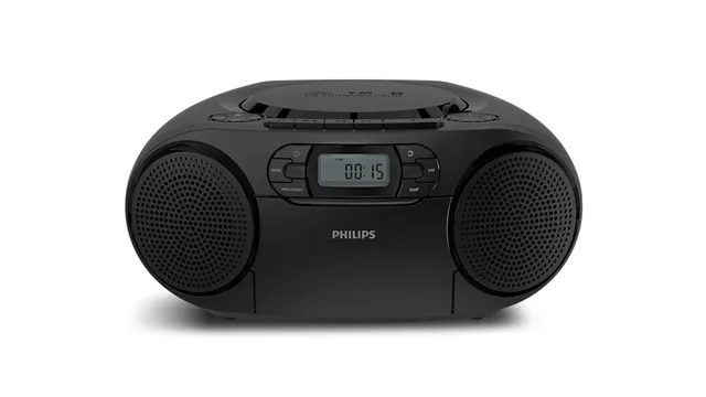 TAZ2200/10 bärbar CD-spelare med radio och kassett, svart