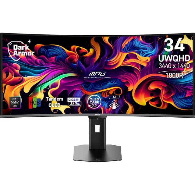 34CQR X36 / 34" / 3440x1440 / QD-OLED / Curved / 360hz / 0.03ms / 2xHDMI,DP,USB-C