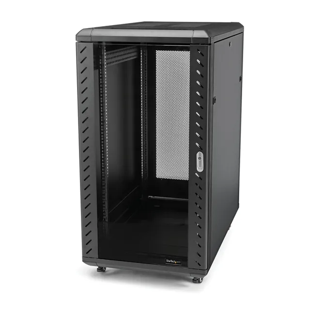 18U Server Rack Cabinet - Includes Casters and Leveling Feet rack - 18U