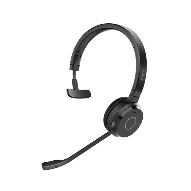 Evolve 65 TE Mono - Headset - på örat - Blue