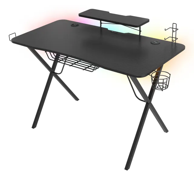 Holm 300 RGB - Bord - rectangular with contoured corners - svart