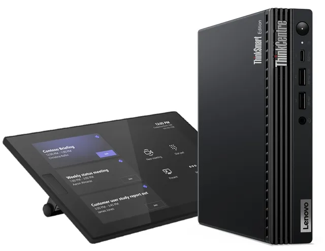 ThinkSmart Tiny Kit - Paket för videokonferens (Lenovo ThinkSmart-styrenhet, beräkningssystem) - med 1 Year Lenovo Premier Support - korpsvart