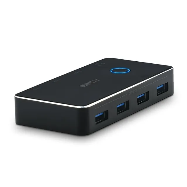 - USB-växel - 2:4 - 4 x USB 3.2 Gen 1 + 2 x