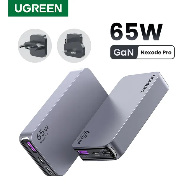 Nexode Pro 65W 3-port Ultra-Slim USB-laddare