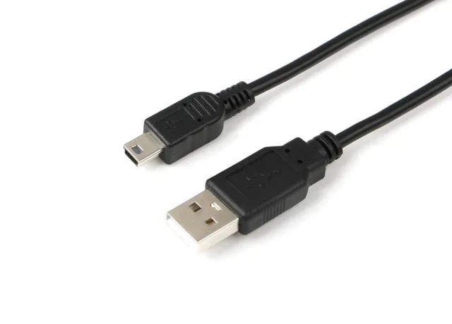 - USB-kabel - USB (hane) till mini-US