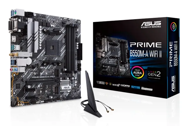 PRIME B550M-A WIFI II - Moderkort - micro ATX