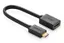 - mini-HDMI-hane 4K 60Hz HEC ARC 22cm svart adapterkabel