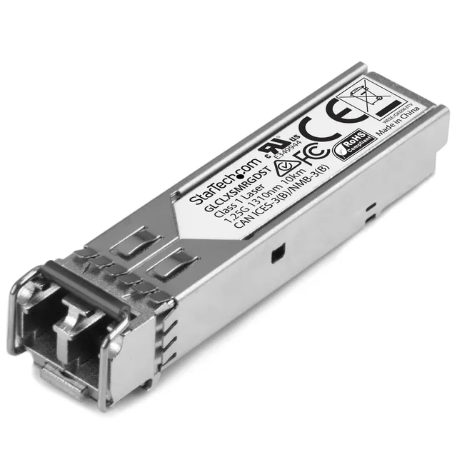 StarTech.com Gigabit Fiber 1000Base-LX SFP Transceiver Module - Cisco GLC-LX-SM-RGD Compatible - SM LC - 10 km (6.2 mi) - SFP (mini-GBIC) transceiver modul - Gigabit Ethernet