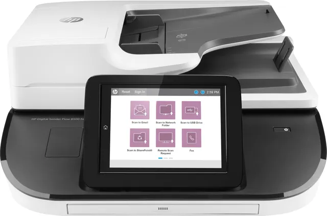 HP Digital Sender Flow 8500fn2 - Dokumentskanner - plattform: CCD/ADF: CIS - Duplex - 216 x 864 mm - 600 dpi x 600 dpi - upp till 92 sidor/minut (mono
