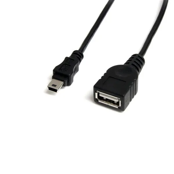 1 ft Mini USB 2.0 Cable - USB A to Mi