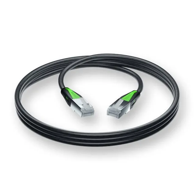 network cable - 1 m - Svart - 1m