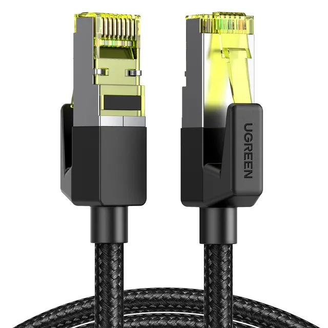 networking cable Black 1 m Cat7 F/FTP (FFTP)v - Svart - 1m