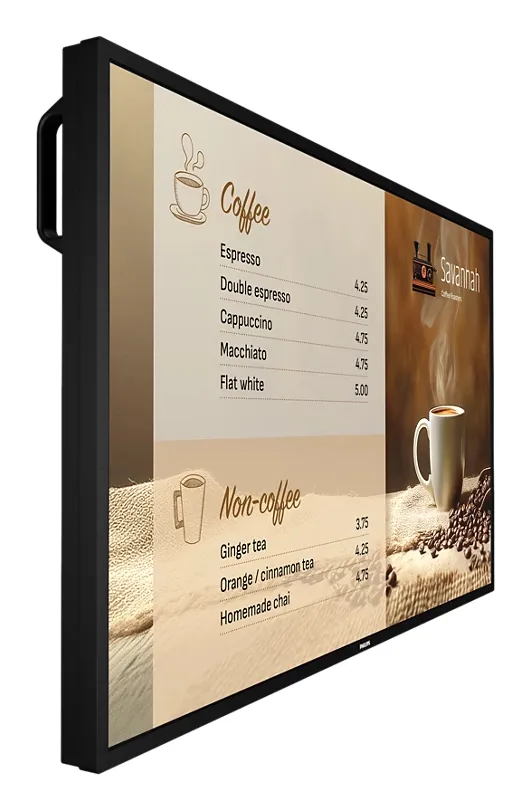 43BDL6017P - 43" Diagonal klass (42.5" visbar) - P-Line 6000 Series LED-bakgrundsbelyst LCD-skärm - digital skyltning - 4K UHD (2160p) 3840 x