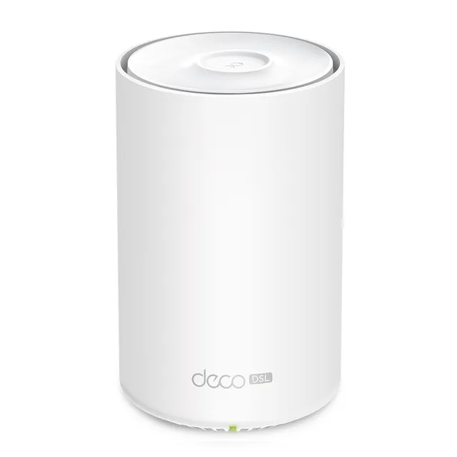 (DECO X50-DSL) VDSL Whole Home Mesh Wi-Fi 6 Router, Single Unit, Dual Band AX3000, 4x GB WAN/LAN, OFDMA & MU-MIMO