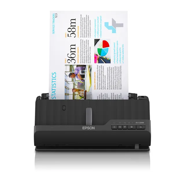 WorkForce ES-C320W, duplex, 600x600 dpi, 30 ppm, USB/WiFi