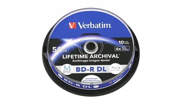M-Disc - 10 x BD-R DL - 50 GB 6x - yta utskrivbar med bläckstråleskrivare - spindel