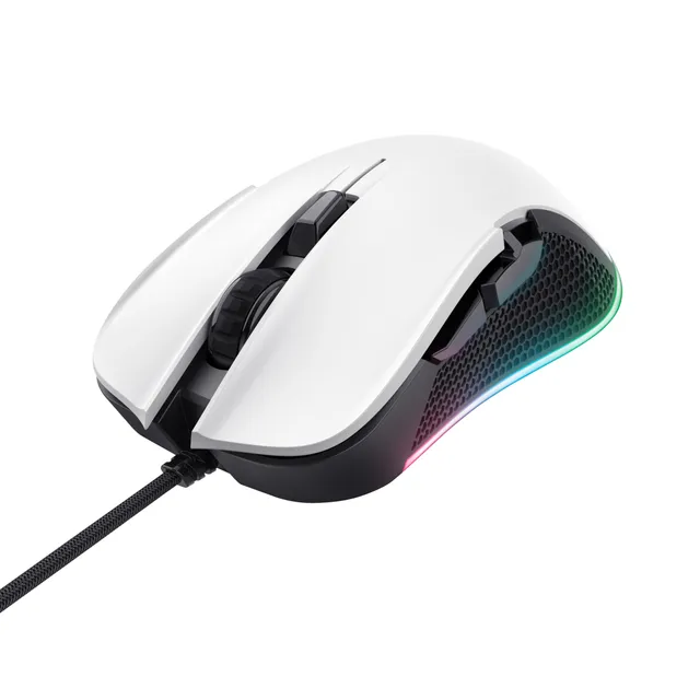 Gaming GXT 922W YBAR - Mouse - Optic - 6 knappar - Vit