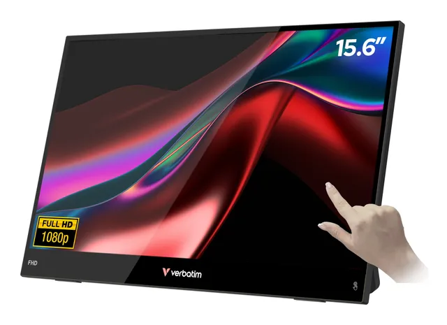 15.6" Verbatim Portable 15.6" FHD Touch Monitor LIGHT
