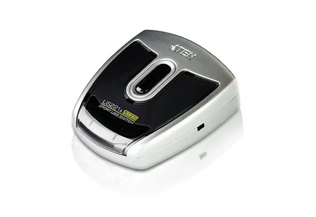 US221A - USB-växel - 2 x USB 2.0 - skrivbords
