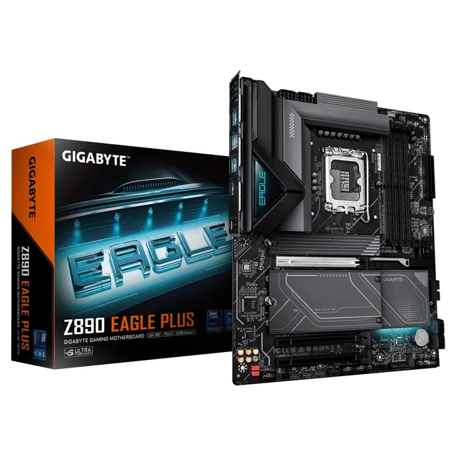 Z890 EAGLE PLUS - motherboard - ATX - LGA1851 Socket - Z890 Moderkort - Intel Z890 - Intel LGA1851 - DDR5 RAM - ATX