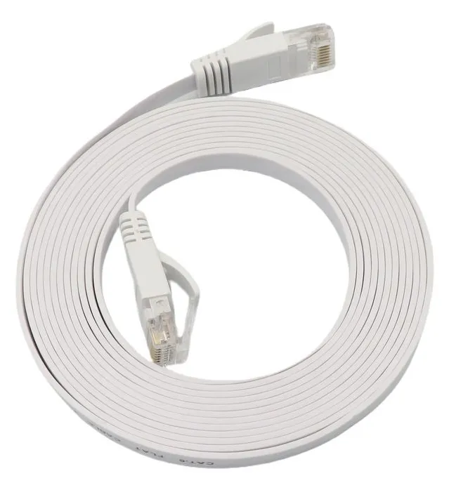 network cable - 3 m - white - Vit - 3m