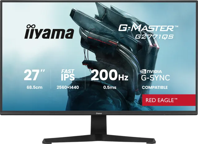 27" iiyama G-MASTER Red Eagle G2771QS-B1 - LED monitor - 27"