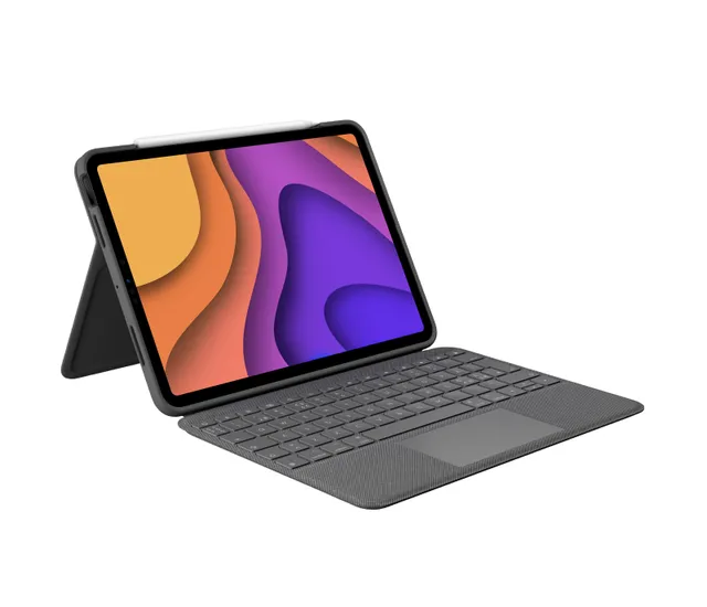 Folio Touch iPad Air (4:E Gen) tangentbordsfodral, grå