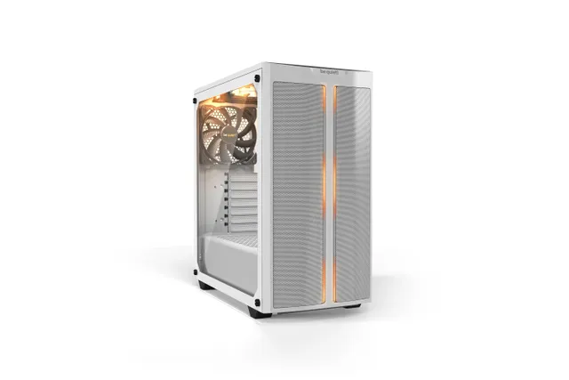 Pure Base 500DX TG - White - Chassi - Miditower - Vit