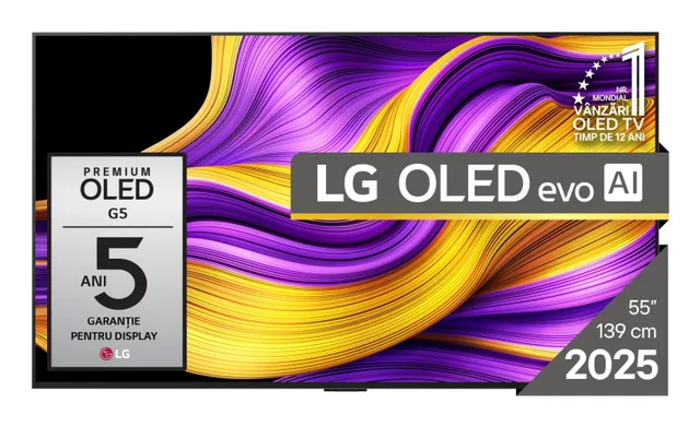 55" TV OLED 4K OLED55G5 - OLED evo AI
