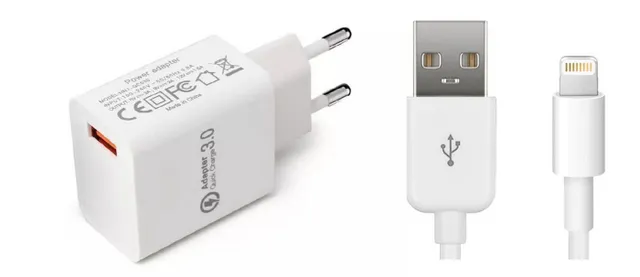 - Strömadapter - 12 Watt - vit - för App