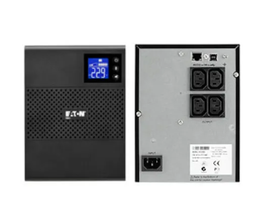 Eaton Corporation Eaton 5SC 500i - UPS - AC 230 V - 350 Watt - 500 VA - RS-232, USB - utgångskontakter: 4 - svart