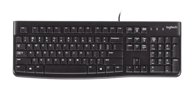 K120 Corded Keyboard - ES - Tangentbord - Spanska - Svart