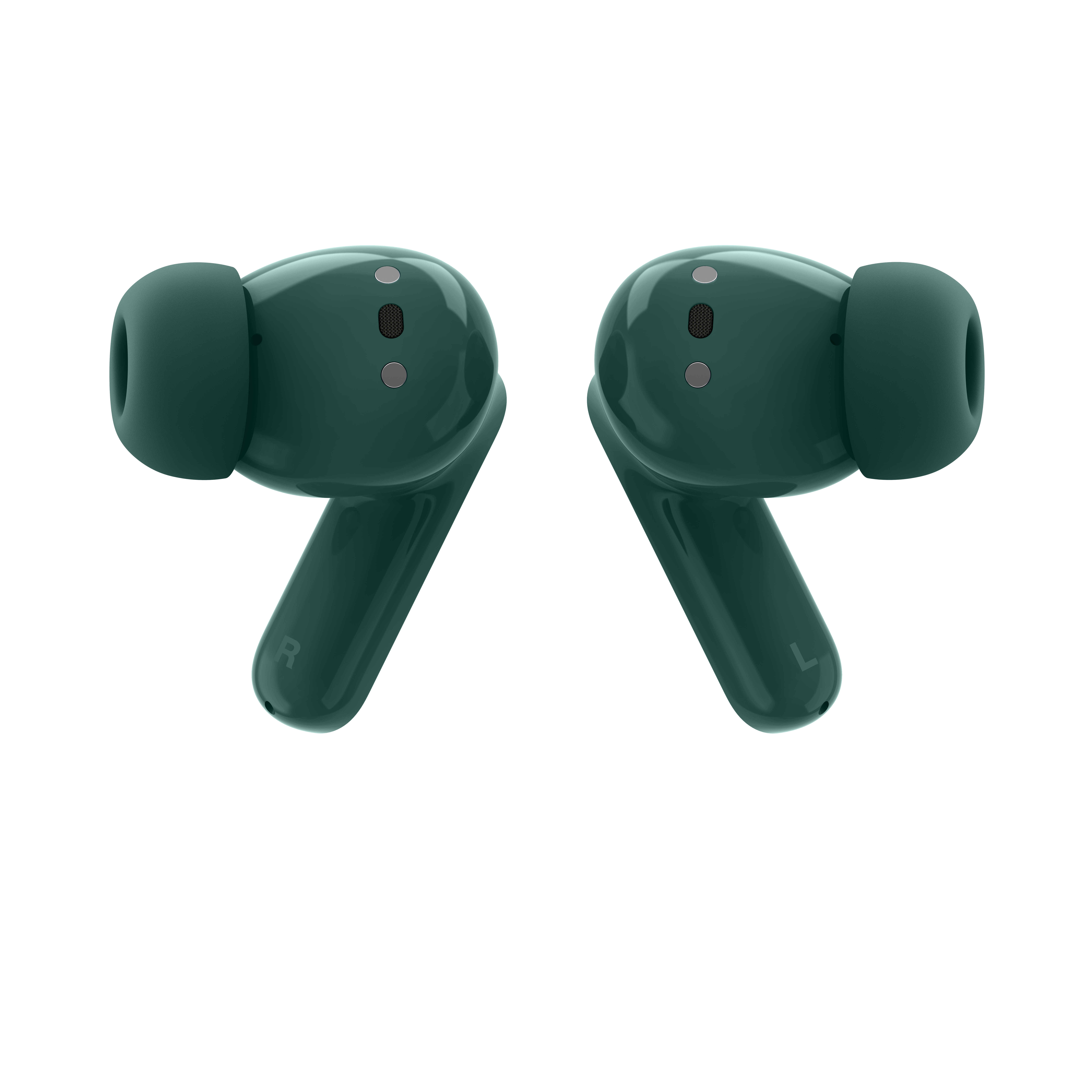 moto buds bass - True wireless-hörlurar med mikrofon - inuti örat - Bluetooth - aktiv brusradering - pantone posy green