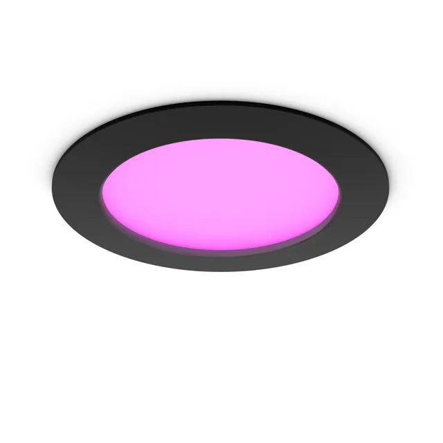Slim infälld spotlight 170 mm 1-pack Svart