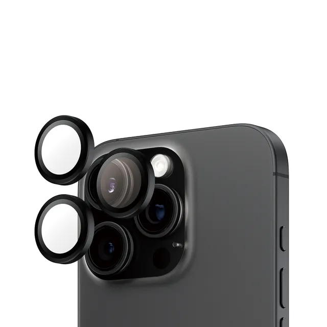 Hoops linsskydd - iPhone 16 Pro/iPhone 16 Pro Max - Svart