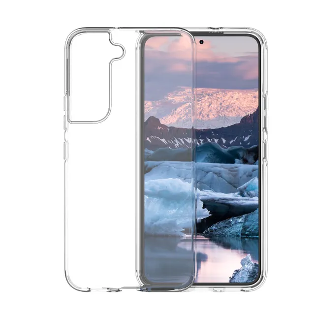 dbramante1928 Iceland Pro - Baksidesskydd för mobiltelefon - MagSafe-kompatibilitet - återvunnen plast - klar - för Samsung Galaxy S22+