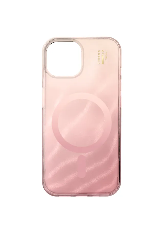 Clear MagSafe Case för iPhone 13, 14, 15, 16e och 17e Rose Blush
