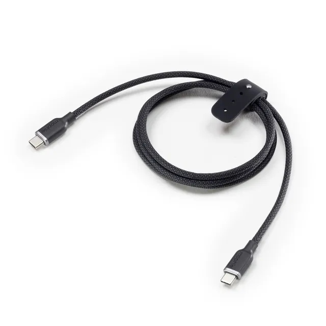 mophie charge stream - USB-kabel - 24 pin USB-C (hane) till 24 pin USB-C (hane) - 3 m - USB Power Delivery (60W) - svart