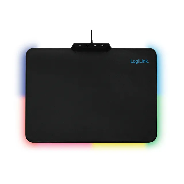 Gamingmusmatta RGB 360x270mm Svart