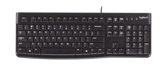 K120 Corded Keyboard - FR - Tangentbord - Fransk - Svart