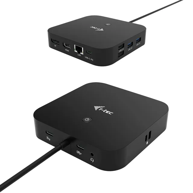 - Dockningsstation - USB-C 3.1 / Thunderbolt 3 - HDMI, DP++ - 1GbE - 100 Watt